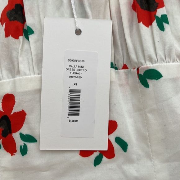 Caroline Constas New York calls mini dress floral size XS - Picture 5 of 10